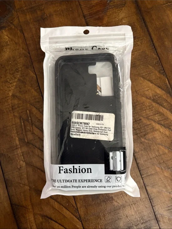 Black Phone Case for Samsung - Slim Protective Cover