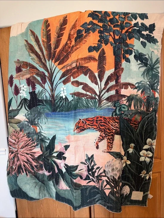 Anthropologie throw blanket