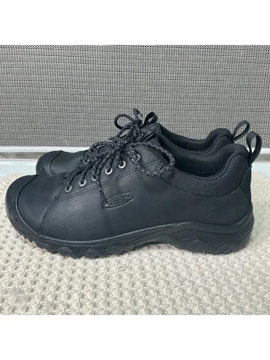 Keen Targhee IV Oxford Leather Black Boots Shoes Men’s Size 10 Waterproof