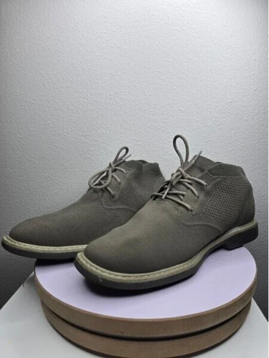 Mark Nason Los Angeles Weldon Gray Taupe Chukka Boots Mens Size 9 DressKnit Grea
