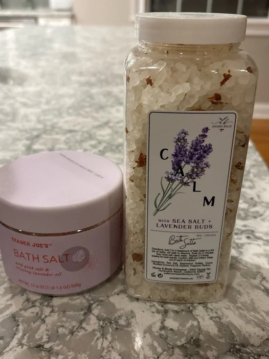 Trader Joe’s and Calm Bath Salts