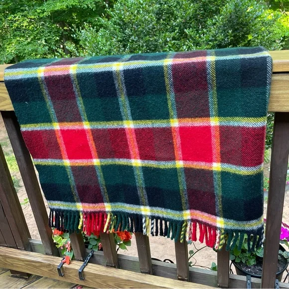 GLEN ELGIN Macfarlane 100% Wool Throw & Toss Blanket, Scotland