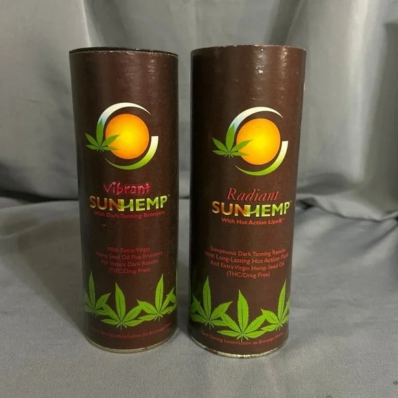 NIB RARE California Tan Step 1 And 2 Sun Hemp-vibrant And Radiant. Vintage