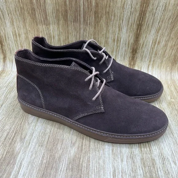 Johnston & Murphy Chukka Boots Men's Size‎ 12M Brown Suede Lace Up 25-2050