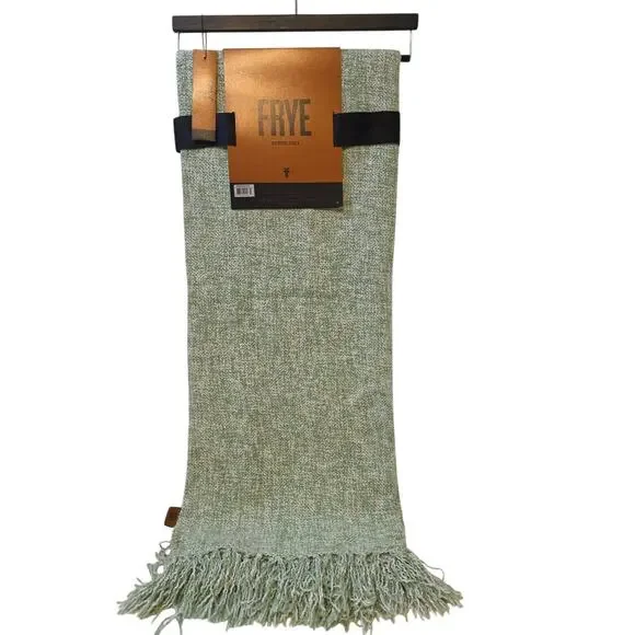 FRYE Fringe Oversized Throw Blanket 50 x 70