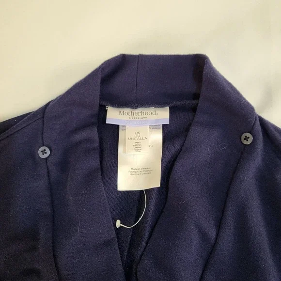 NWOT Motherhood Maternity Nursing Cover One Size Navy Blue