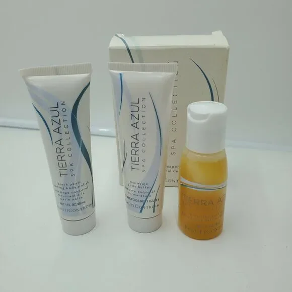 BeautiControl Tierra Azul Spa Collection Luxury Spa Experience Travel Set 3 pc