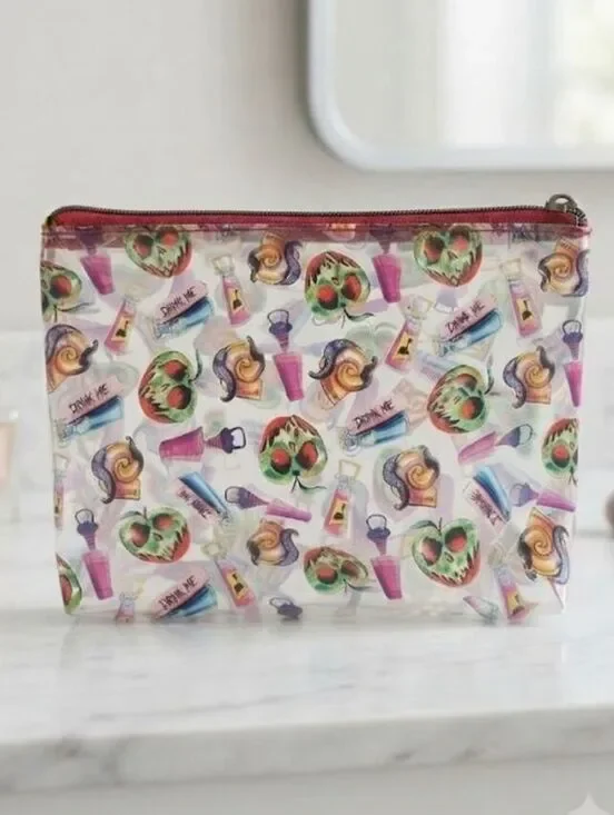 Poison apple clear vinyl Versatile Cosmetic Pouch