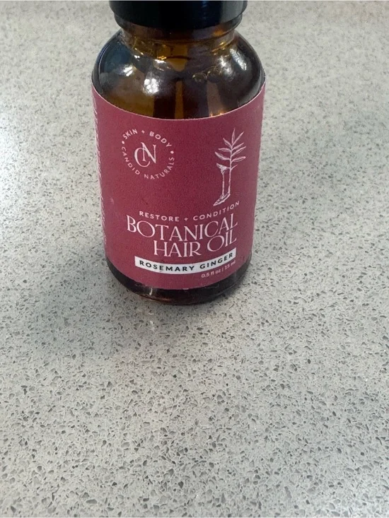 Botanical Hair Oil — Rosemary Ginger (Burgundy)