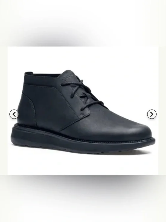 Cole Haan Black Leather Chukka Boots - Lace-Up Men’s Boots