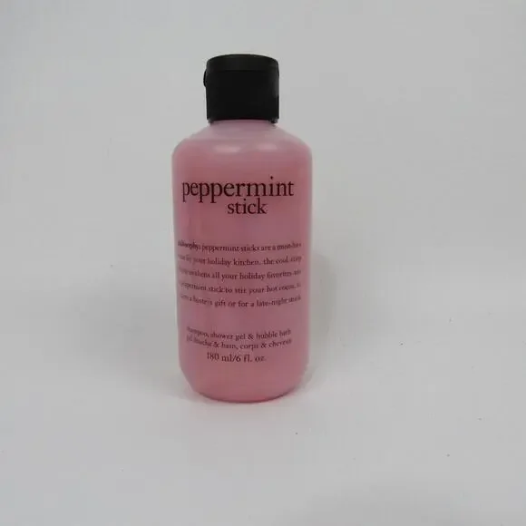 Philosophy Peppermint Stick, 6oz Shampoo, Shower Gel, & Bubble Bath for‎ Unisex