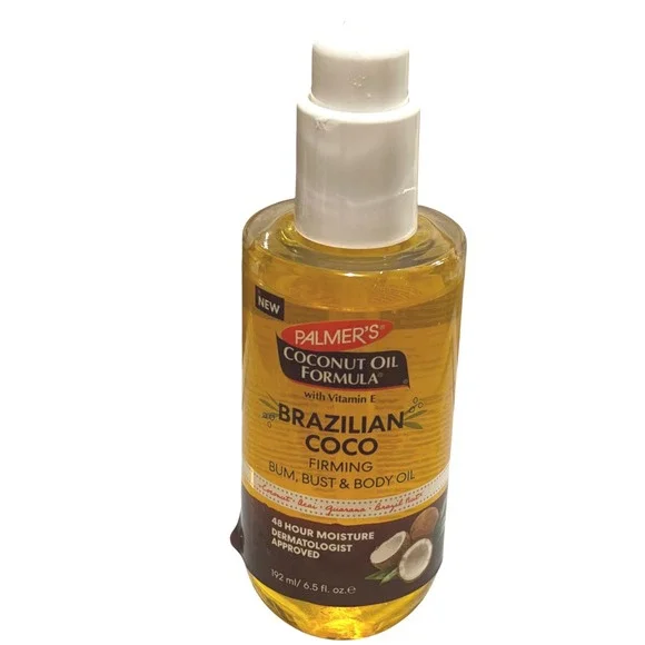 Palmers Coconut Oil Formula Brazilian Coco Firming Bum Bust Body Oil 6.5oz