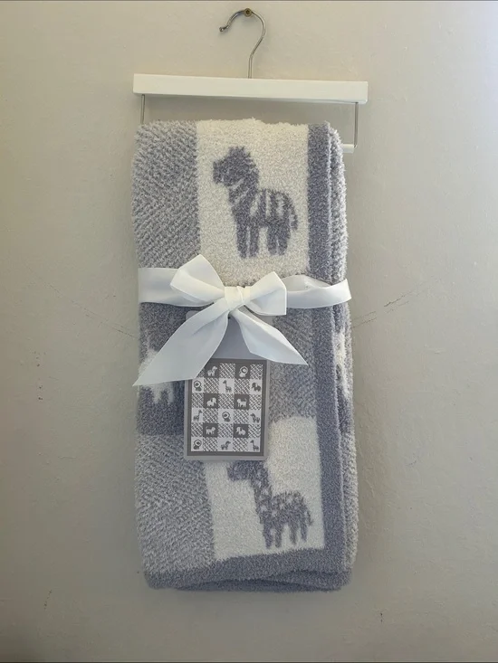 Tahari | Plush Chenille Safari Baby Blanket