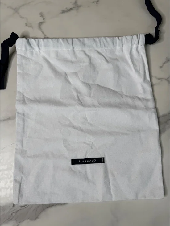Margaux Dust Bag White Drawstring 12X14