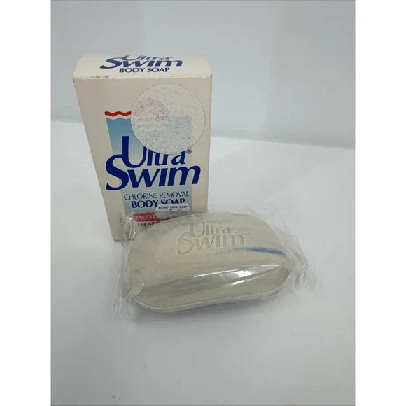Ultra Swim Bar Soap Removes Chlorine Pool SEALED Deadstock Vtg Swimmers Skin‎