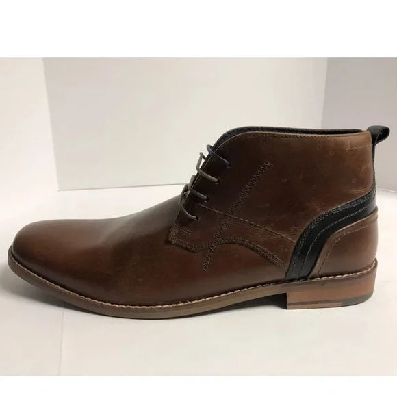 Steve Madden Men’s Kurtis, Brown Chukka Boots, Size 12 M