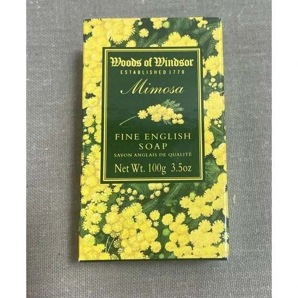 New Woods of Windsor‎ Mimosa Fine English Soap 3.5 oz Made in England