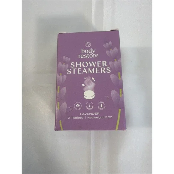 Body Restore Lavender Shower Steamers‎ 2 tablets Lavender Shower Steamers