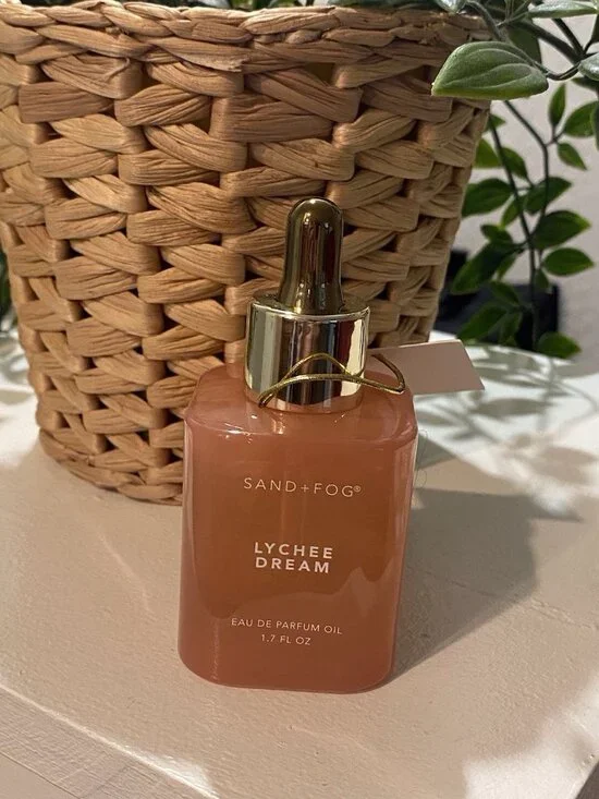 Sand + Fog Eau De Parfum Oil 1.7 fl oz Lychee Dream Pear Peach Jasmine Amber NEW