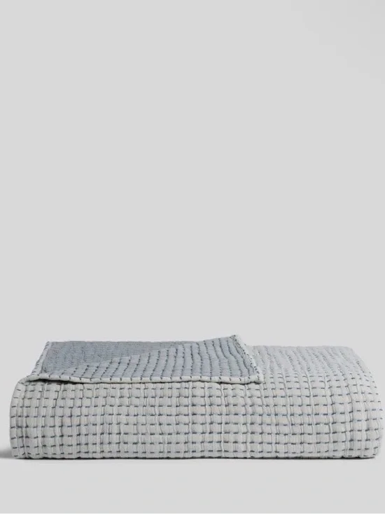 Parachute x Target Queen/King Stitched Gauze Bed Blanket •Heathered Grey•