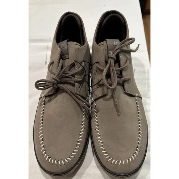 Kenneth Cole Shore Chukka Boots With Faux Suede Contrasting Stitching Size 12