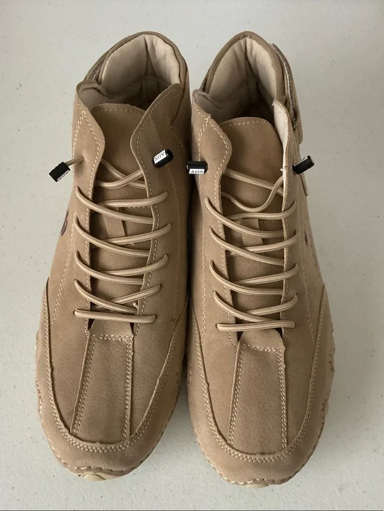 LDeck Men's Chukka Boots in Tan Suede — Lace-Up Casual Comfort