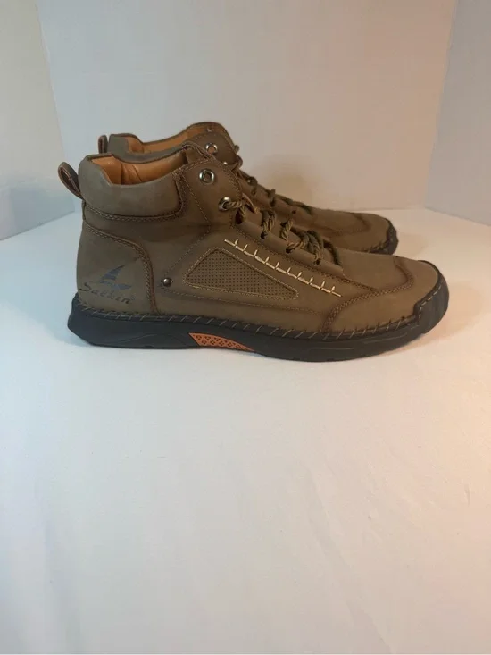 Salkin Men's 2.0 Trail Barefoot Boots Waterproof Leather Shoes US 12 / 12.5 NEW