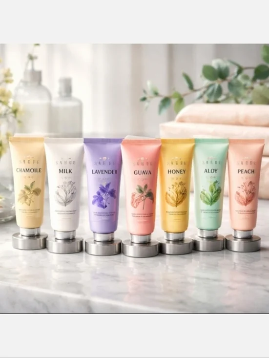 Viscoo Plant Hand Cream Set - 7 Pack  Nurishing Luxurios Feel Delightful Scents