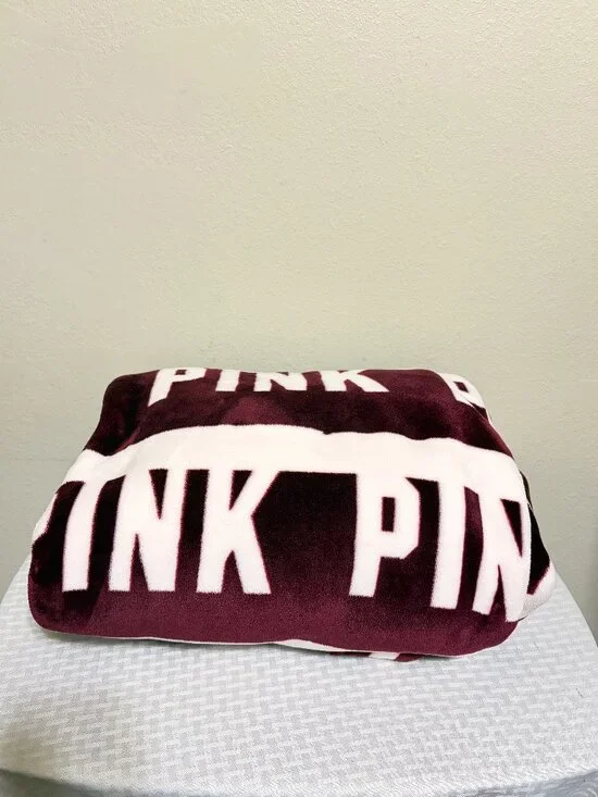 Vs pink sherpa blanket