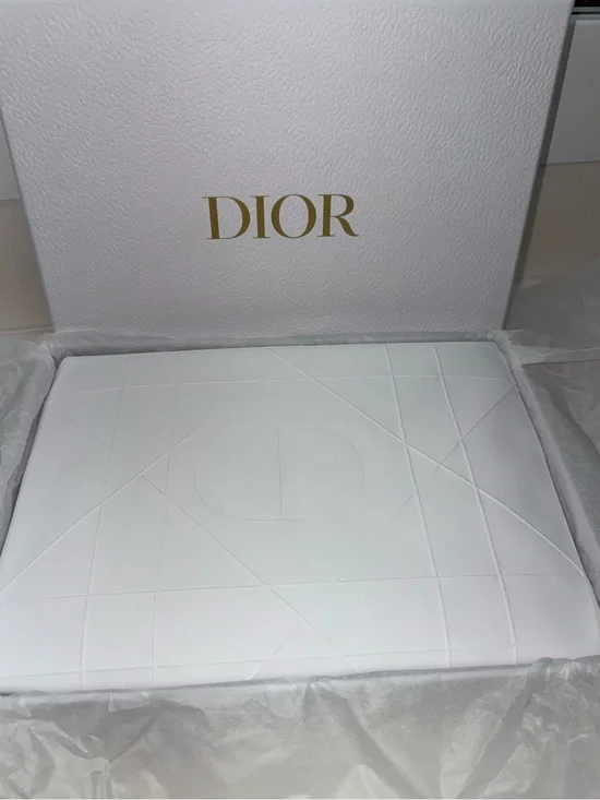 Quilted Dior beauty pouch