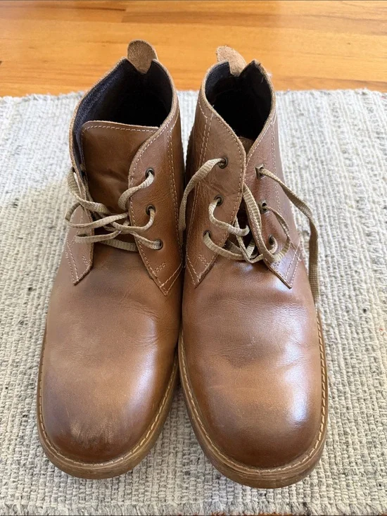 Bed Stu Tan Brown Leather Chukka Boots