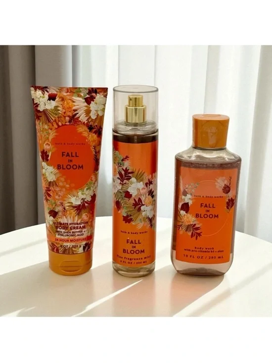 Bath and Body Works Fall in Bloom Lotion Body Care Gift Set NWT