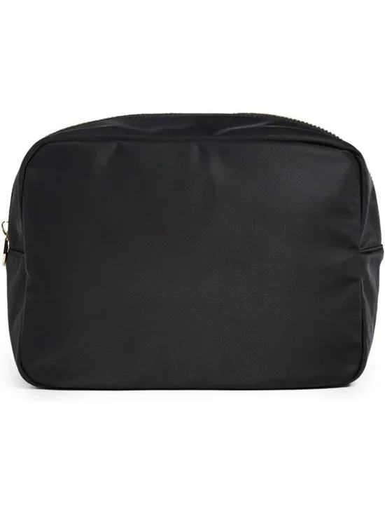 Large Noir Pouch - Stylish Travel Organizer, Makeup Bag, Versatile Storage