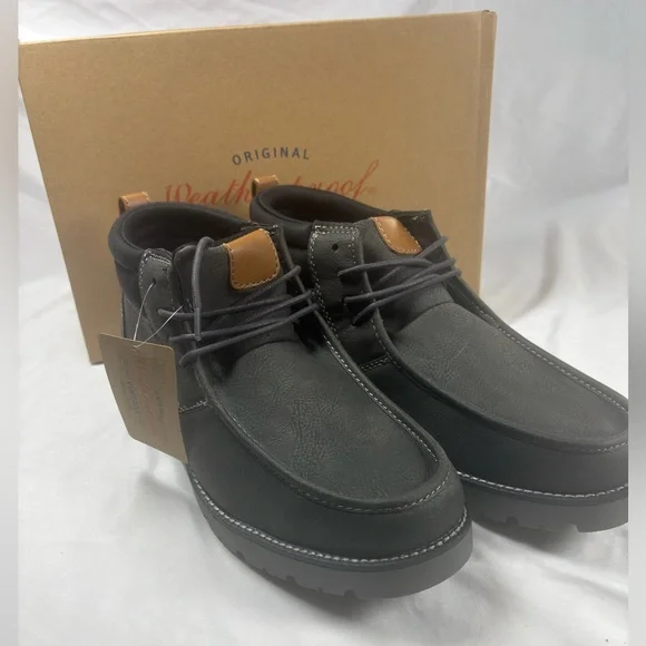 Weatherproof Vintage Chester‎ Men’s Boots Size 12M Grey New in Box