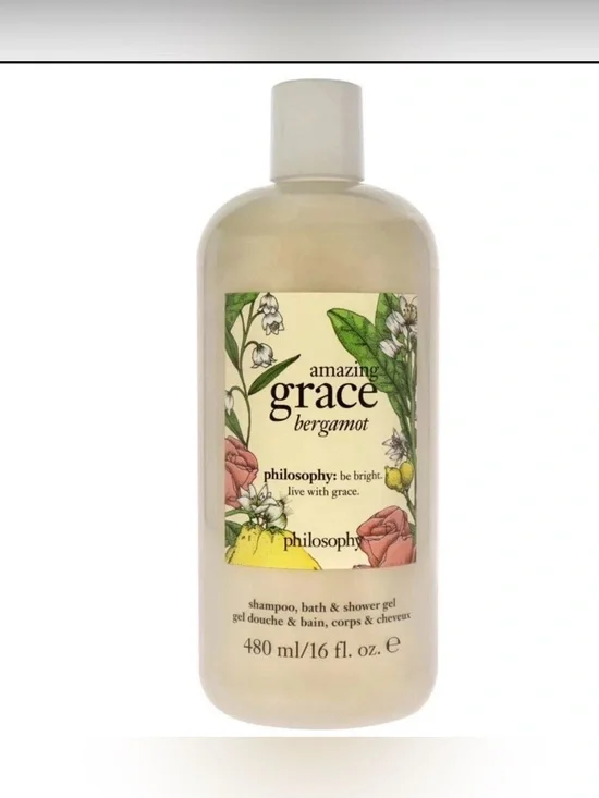 Philosophy Amazing Grace BERGAMOT  Shampoo, Bath & Shower Gel 16 oz‎ NEW
