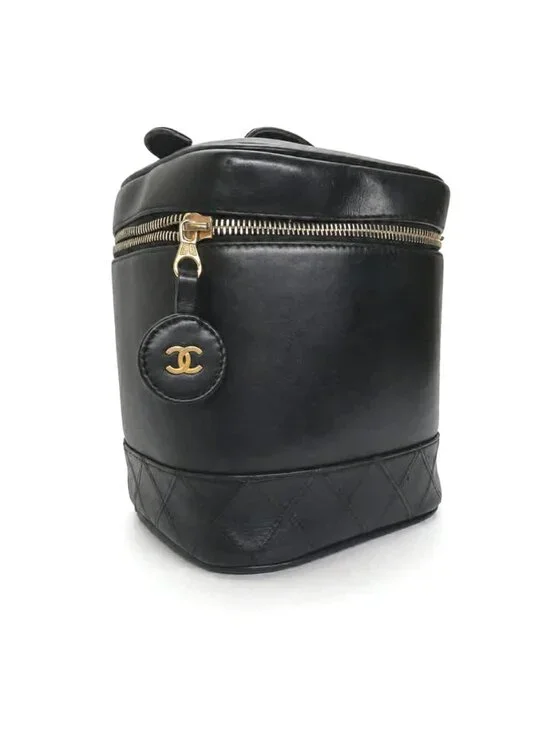 Chanel vanity bag - black - FAIR condition