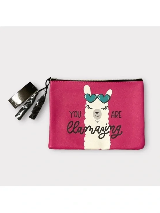 NWT You Are LLamazing Make Up Bag