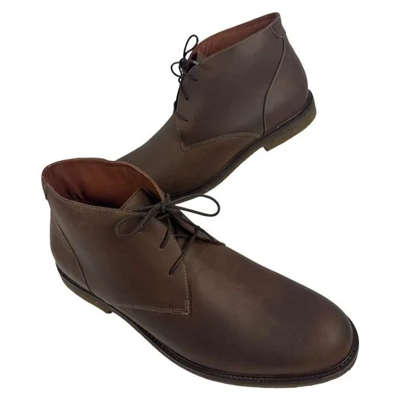 Johnston‎ & Murphy Men's Copeland Chukka 25-1870 Brown Leather Size 15M