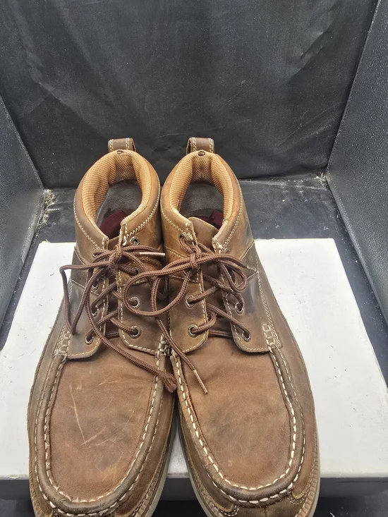 Twisted X Brown Leather‎ Chukka Moc Toe Boots