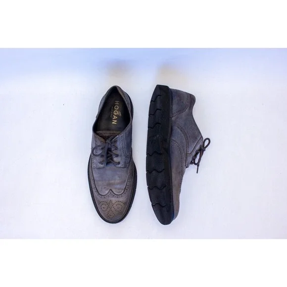 465$‎ HOGAN Chunky Sole Distressed Brogues Sz 10
