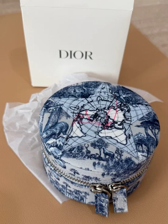DIOR GWP BEAUTY 2024 Jewelry Case Around The World Motif Loyalty Gift