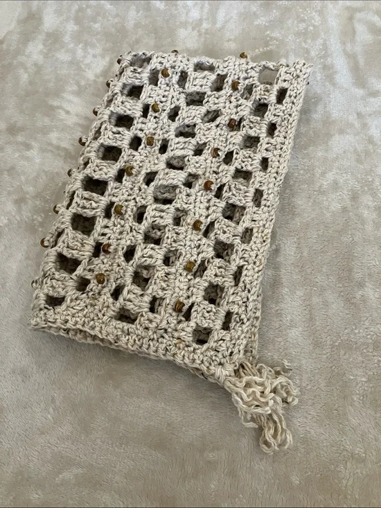 Small Sensory Lap Blanket Handmade Fidget Comfort Crochet for Dementia ADHD