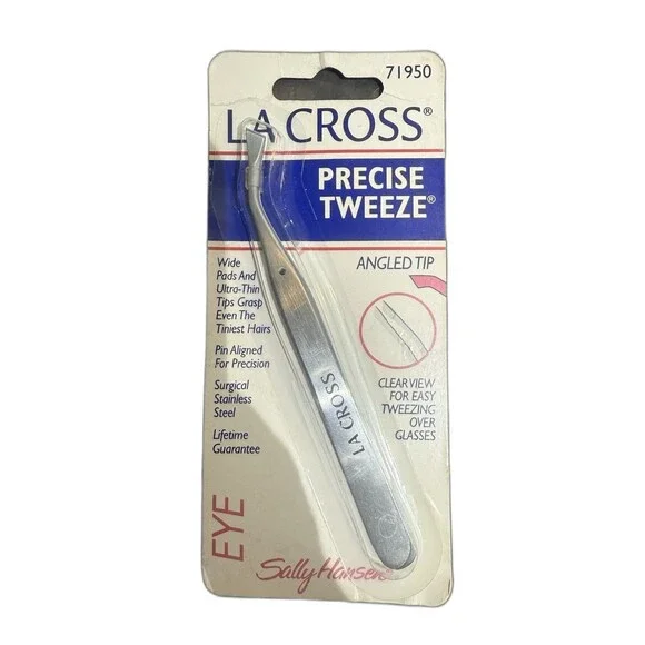 LA Cross Sally Hansen Precise Tweeze Clear View Angled Tip Tweezers  71950