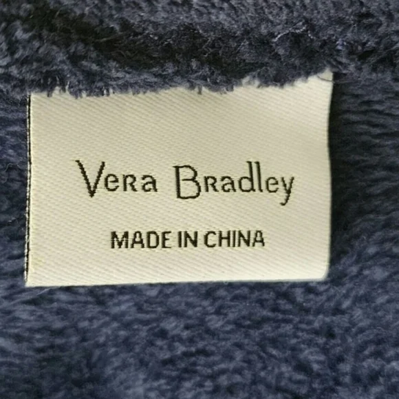Vera Bradley Toucan Party Navy Blanket