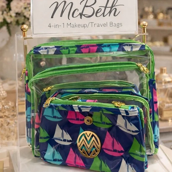 McBeth 4-in-1 Makeup/Travel Bags