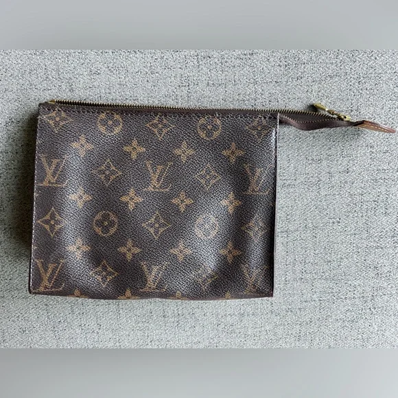 Louis Vuitton Dark Brown Monogram Toiletry Bag