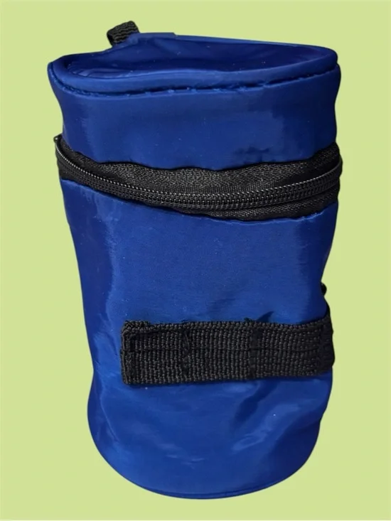 Nylon Travel Bottle Pouch in Royal Blue