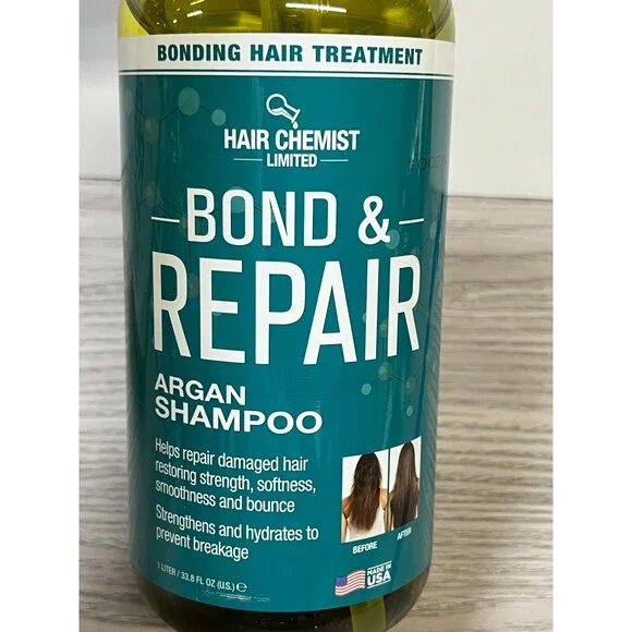 Hair Chemist Bond & Repair Argan Shampoo 33.8 Fl Oz Bonding Hair Treatment
