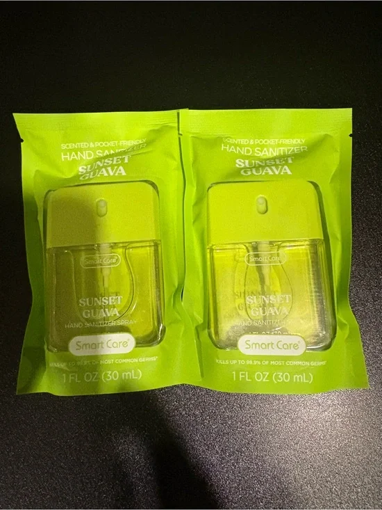 Sunset Guava Hand Sanitizer Spray - Lime Green