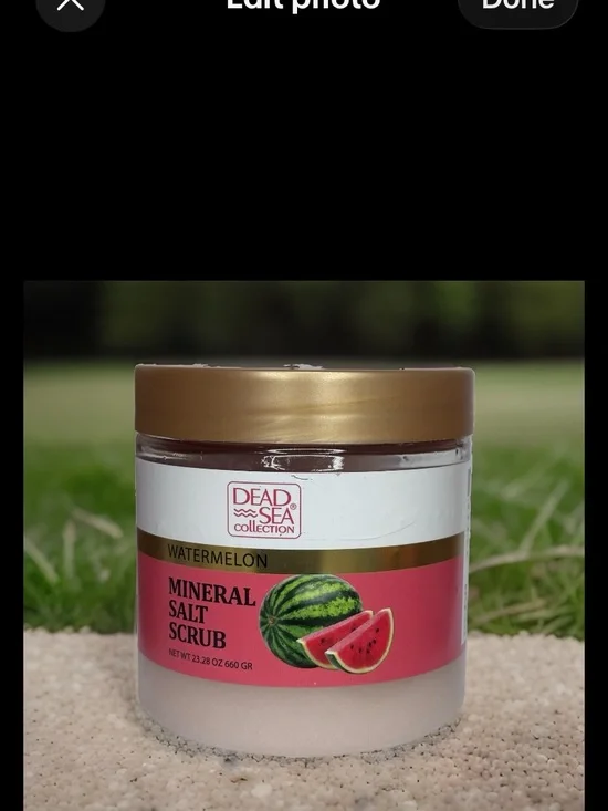 Watermelon Mineral Salt Scrub - Pink
